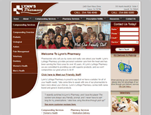 Tablet Screenshot of lynnslavegapharmacy.com